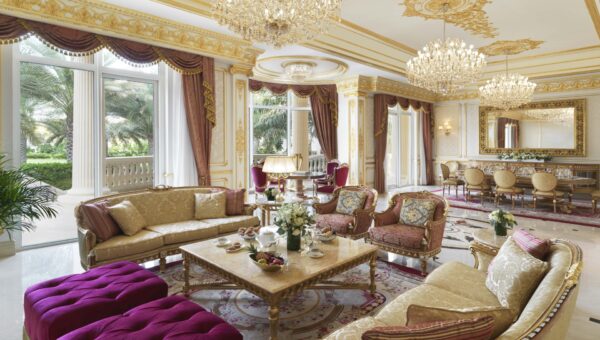 Die Raffles Royal Villa im Raffles The Palm Dubai